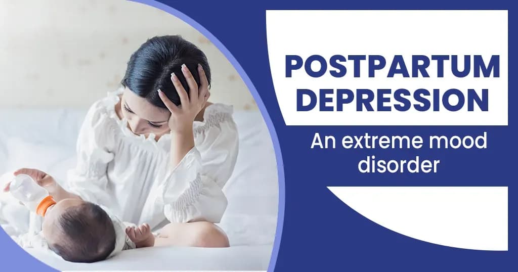 Ways to deal with Postpartum depression -exercise, diet and treatments