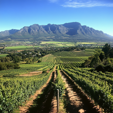 Constantia Valley in South Africa