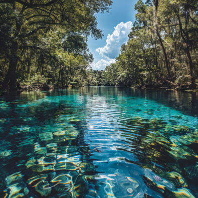 Crystal River in Florida
