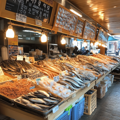 Jagalchi Fish Market in Busan