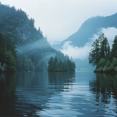 Johnstone Strait in Canada