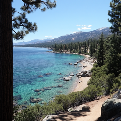 Lake Tahoe in California