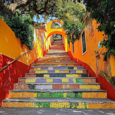 Lapa Arches and Escadaria Selarón