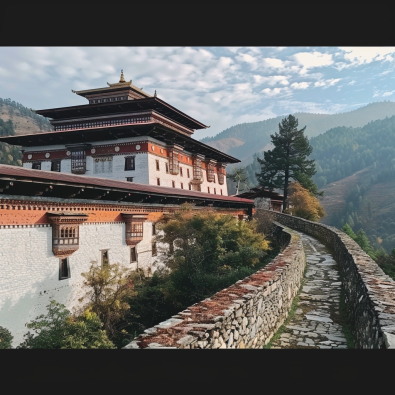  Simtokha Dzong in Thimpu