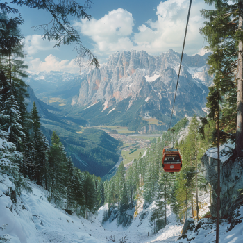 The Zugspitze in Germany